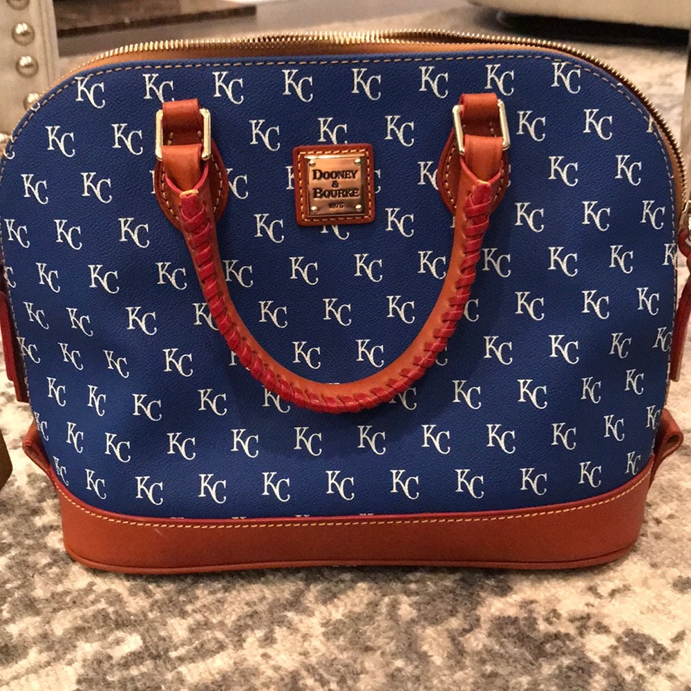 Dooney and Bourke MLB Royals ZIP satchel